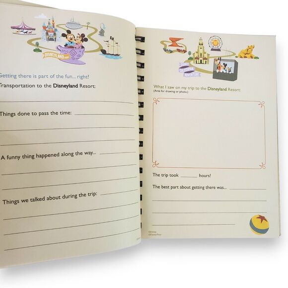 Disneyland Park Life Travel Journal 2020 Blank w/ Stickers Pandemic Era Rare - Picture 7 of 15
